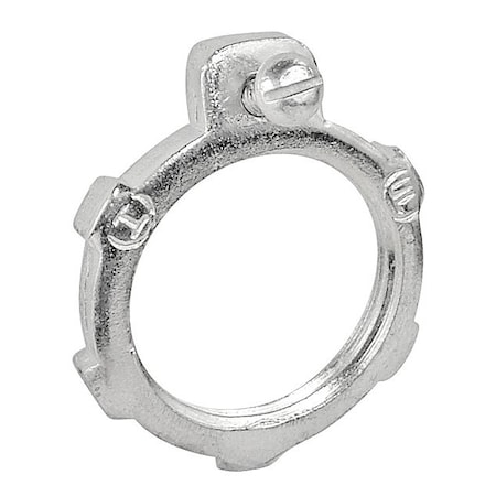 Southwire Rigid Locknut, 5 in, Threaded, Steel, Plain LNG-500